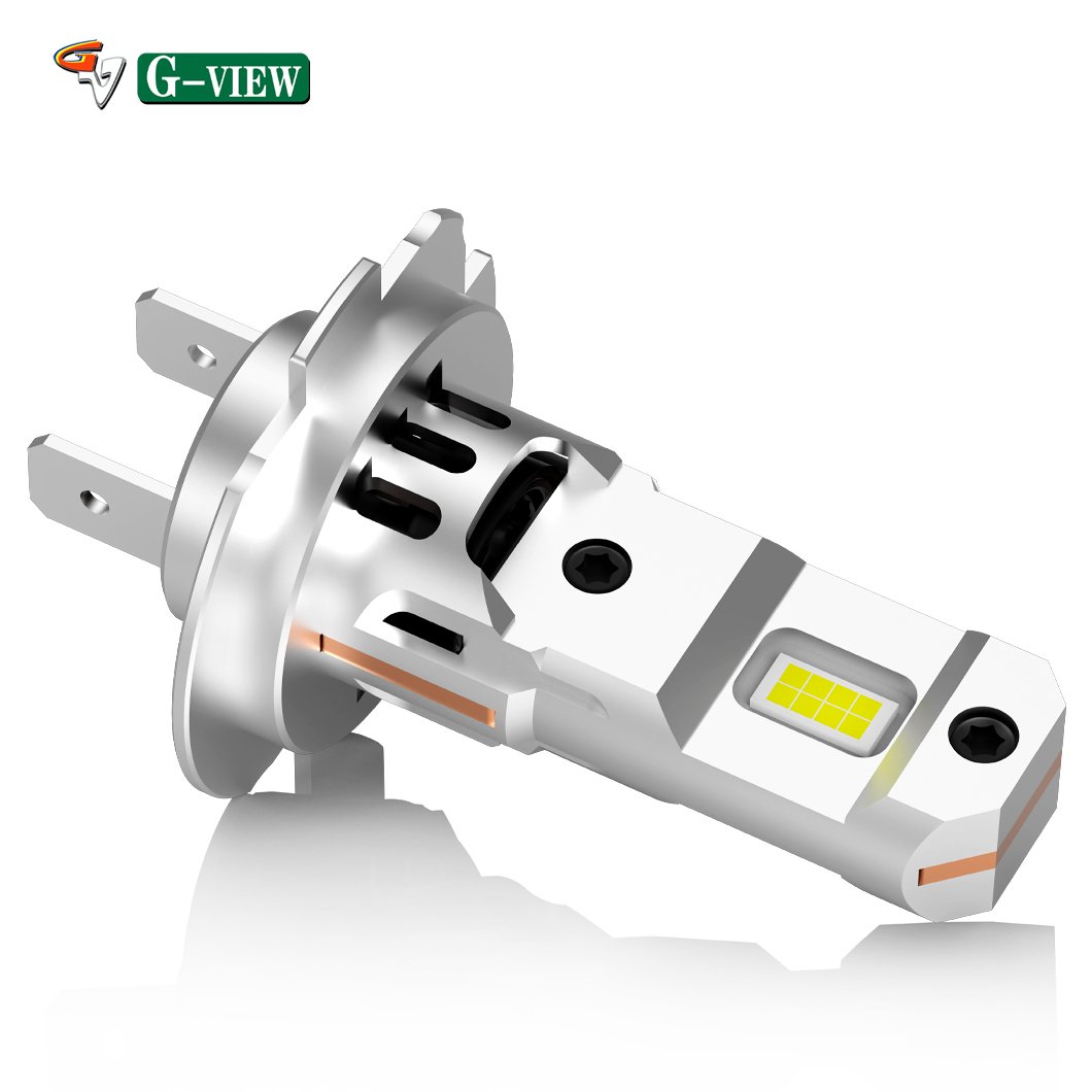 Gview GMX Mini Size With Intelligent Turbo Fan High Lumens 30 Watts H7 Led Headlights 6500K Cool White Led Headlamp Light Bulb
