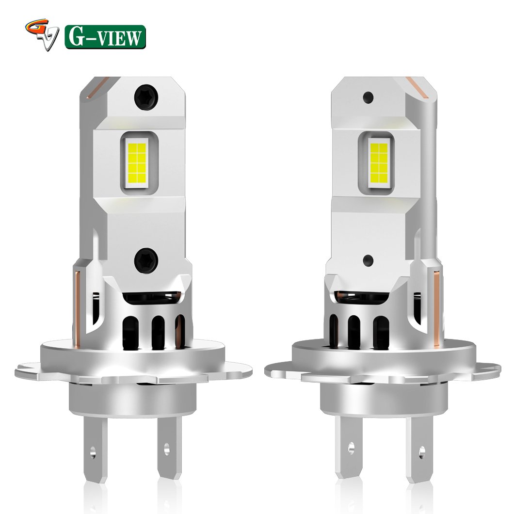 Gview GMX Mini Size With Intelligent Turbo Fan High Lumens 30 Watts H7 Led Headlights 6500K Cool White Led Headlamp Light Bulb