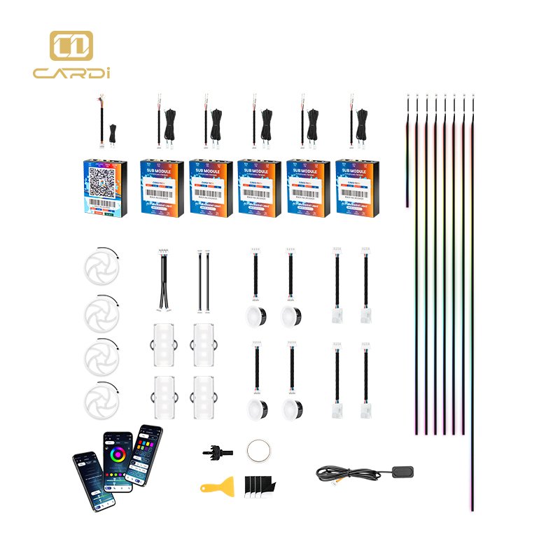 Manufacturer Universal Ambient Light New Auto Part Vehicle Accessory New Arrivals Modification Upgrade APP Car Light Accessories