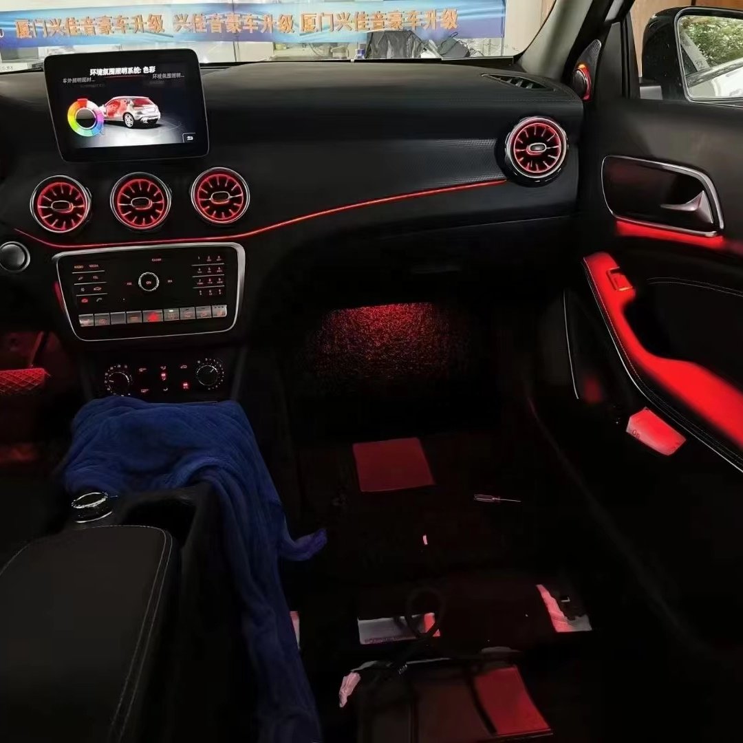 Interior Ambient Lighting Decoration Accessories For Mercedes Benz B-Class W176 Automotive Ambient Lighting System
