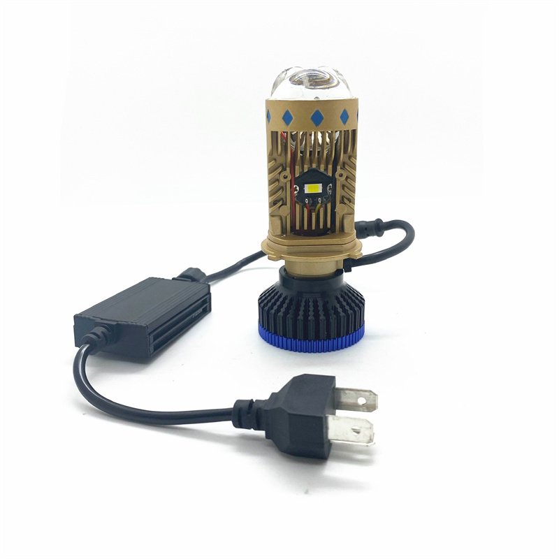 LED Light T8 H4 Headlights High Low Beam 75W 20000lm H4 LED Projector Lens Car Bulbs laser Bi Led Headlight H7