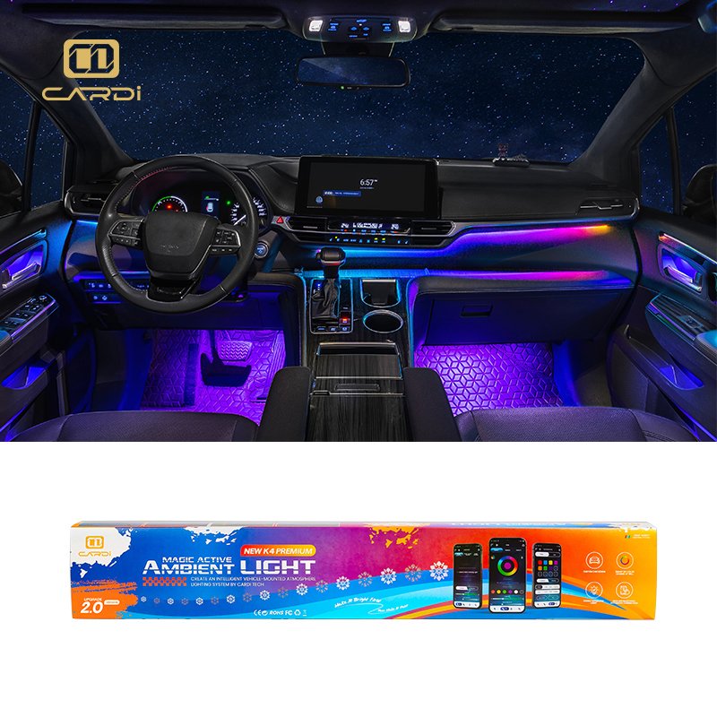 K4 LED Ambient Light New Universal Auto Part Vehicle Accessory 5050 LED Chip Modification Upgrade APP Control