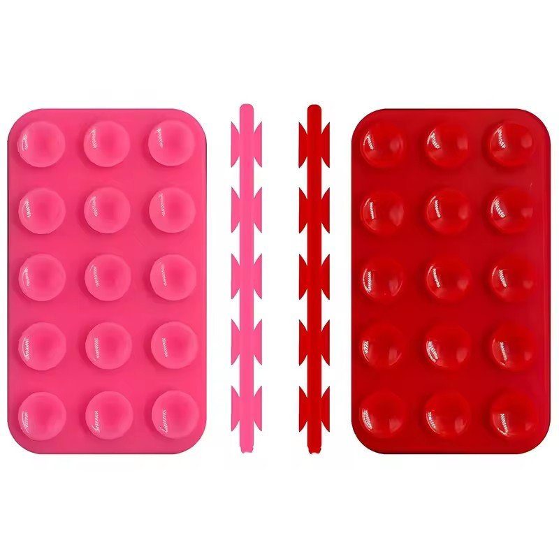 Cheap price Suction Cup Wall Stand Mat Multifunctional Silicone Square Phone Double-Sided Case Anti-Slip Holder Mount Sucker Pad