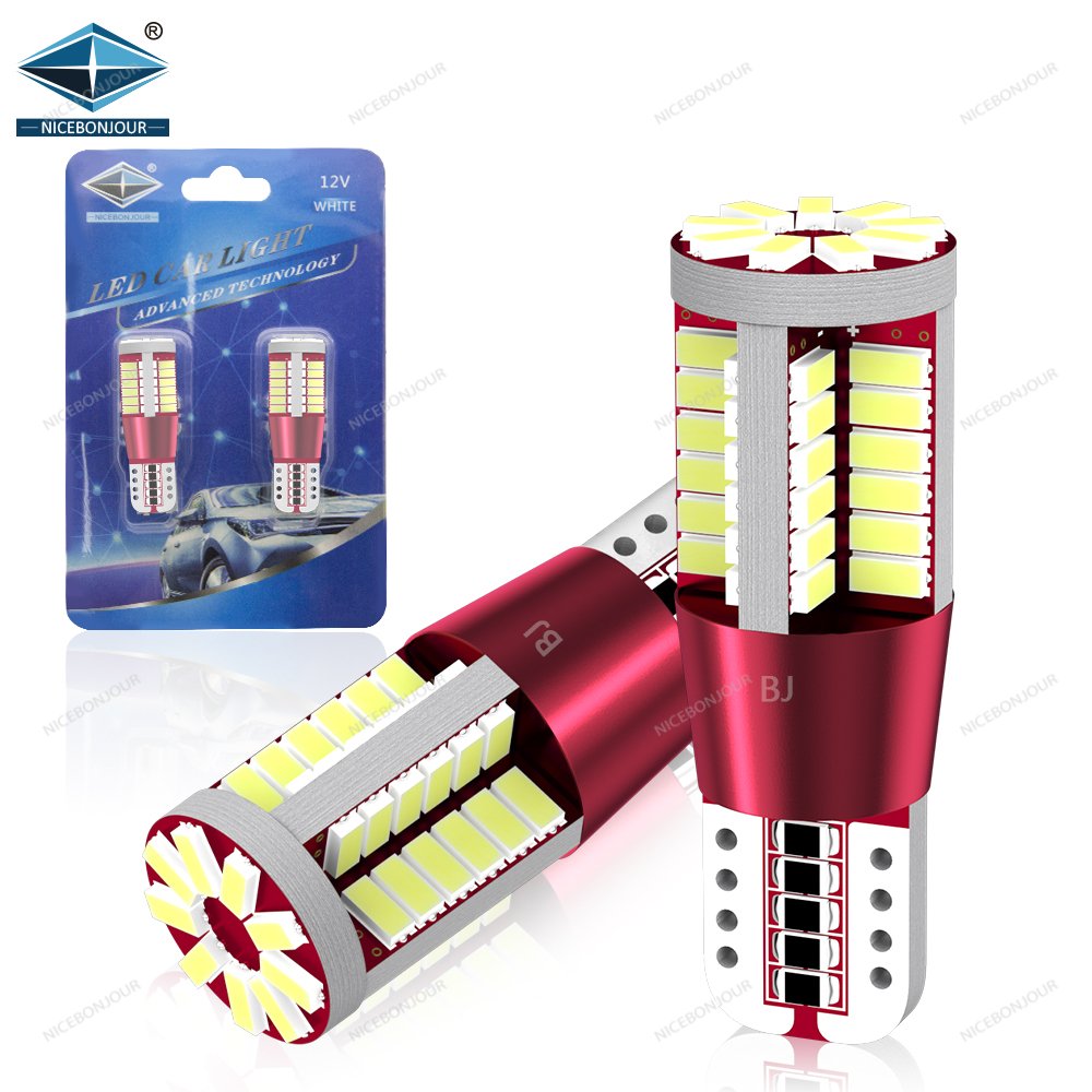 T10 LED Bulbs W5W 57SMD 4014 Multipurpose Luces T10 Blue Others Car Light Accessories LED Clearance Side Light