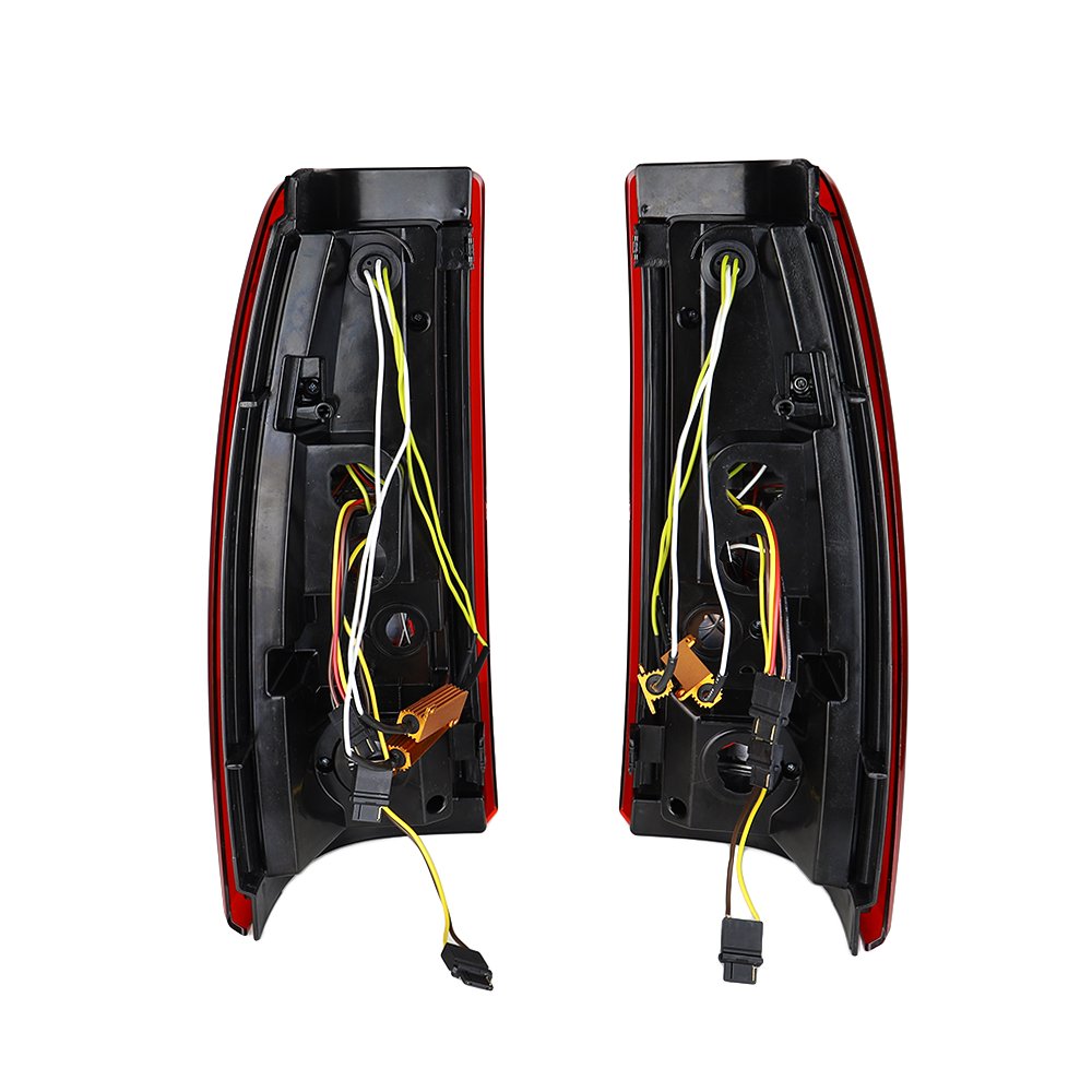 Red Pickup GMC Led Taillights for Chevy Silverado1999-2006 Rear Brake Tail Lights 30 12V 1 Years / 1999-2002 Silverado 001