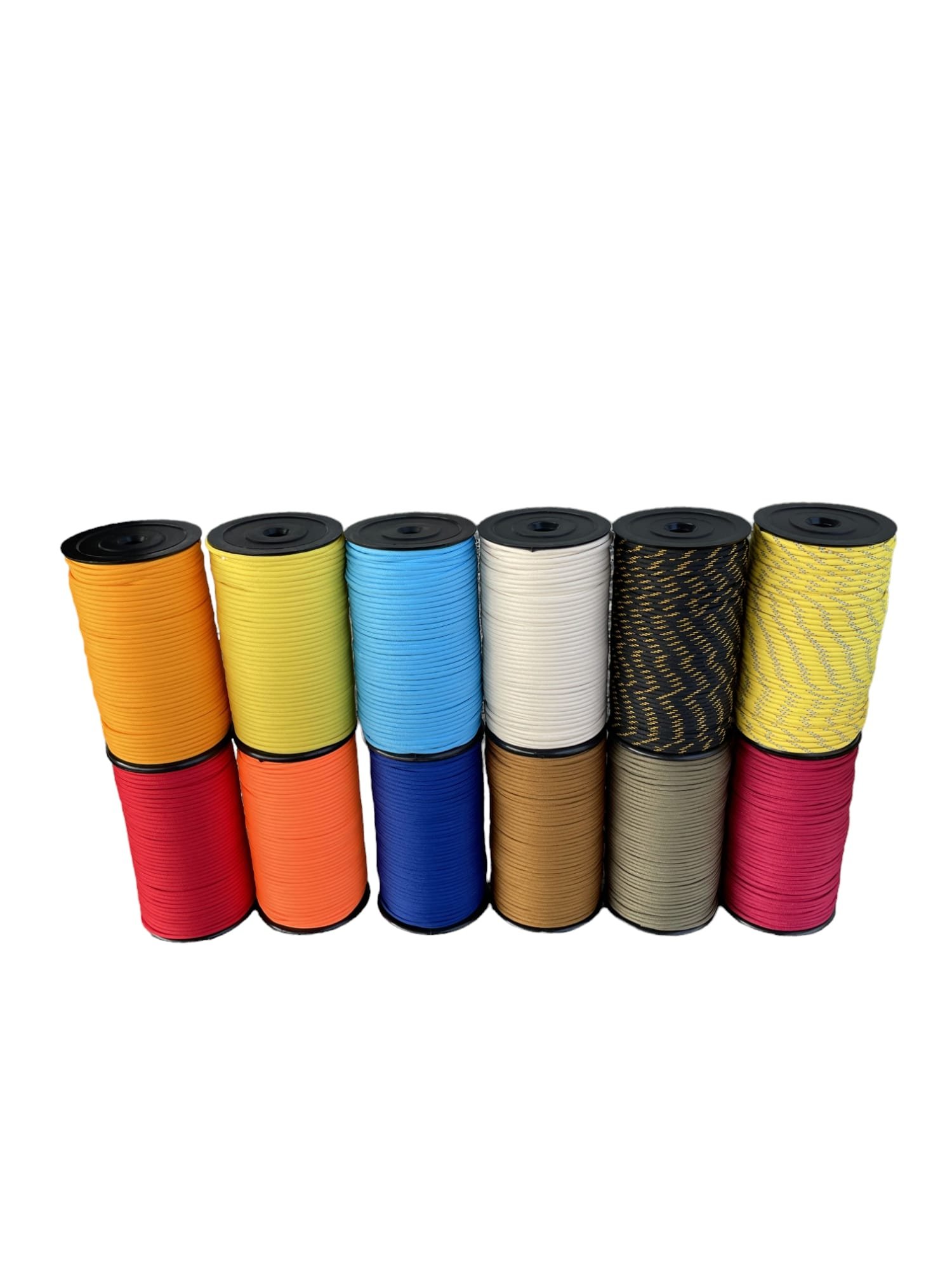 Parachute Cord 550 Lbs Rope Polyester Customized Braid 9 Strand Survival Paracord 4mm Luminous Rope Nylon Paracord