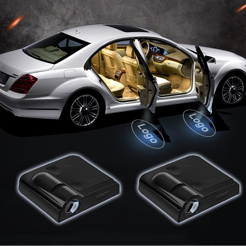 Auto Wireless LED Door Welcome Lamp Projector Light with Car Door Shadow and Logo 9 Watts New Model Alloy Material