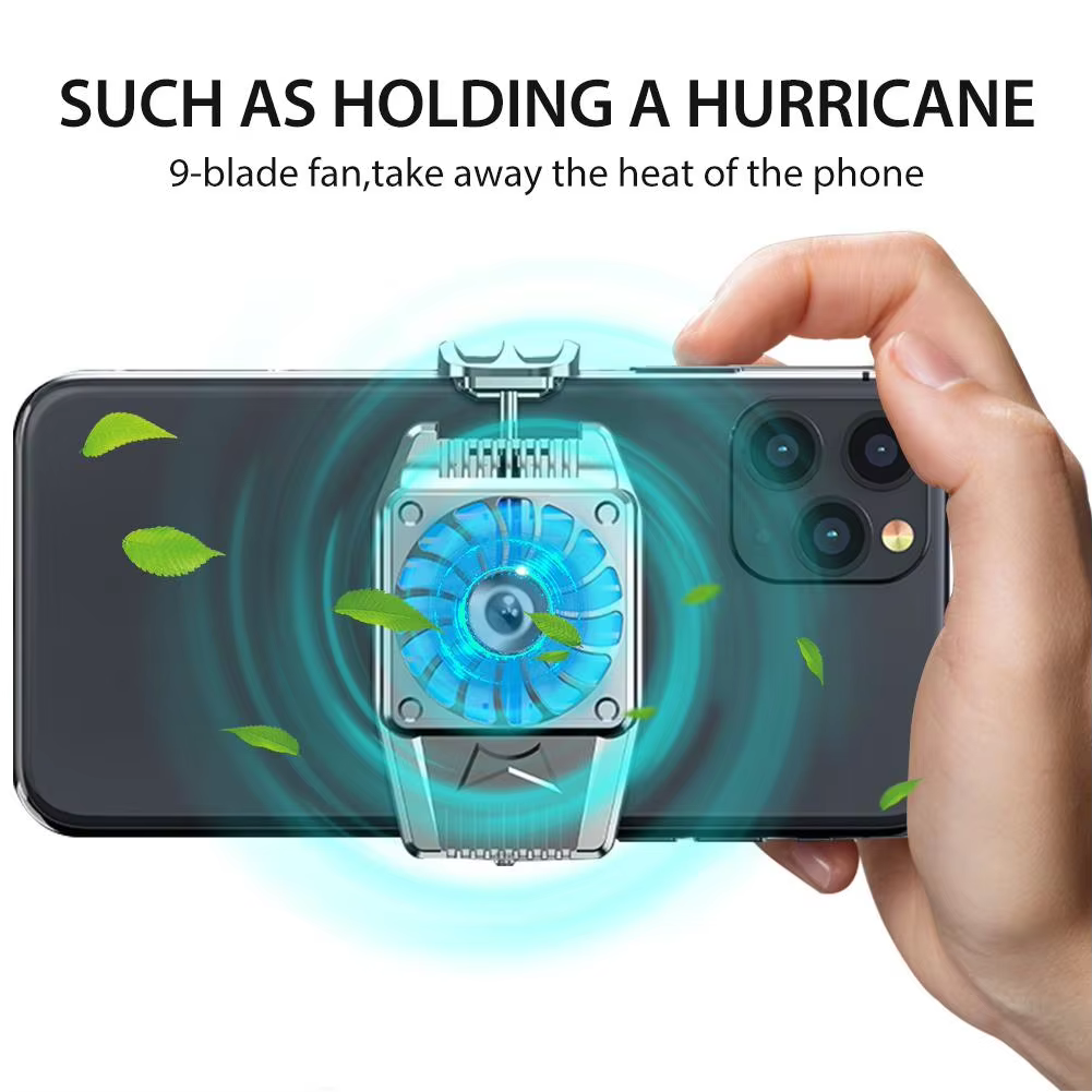 2024 Best-selling high-end H15 Portable Fast Mobile Phone cooler Game Radiator mobile phone accessories