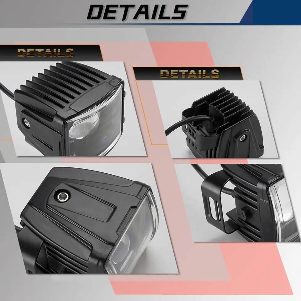 Factory Direct Sale 22W 12V 3500LM LED Headlight Fog Lights For Truck Car Atv 4x4 Auto Lighting Systems