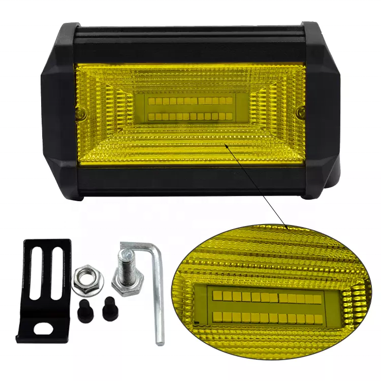 flush mount Driving Fog Light Led Pod Spot Flood Beam Light Square Led Work Light for Truck Offroad Jeep Tacoma