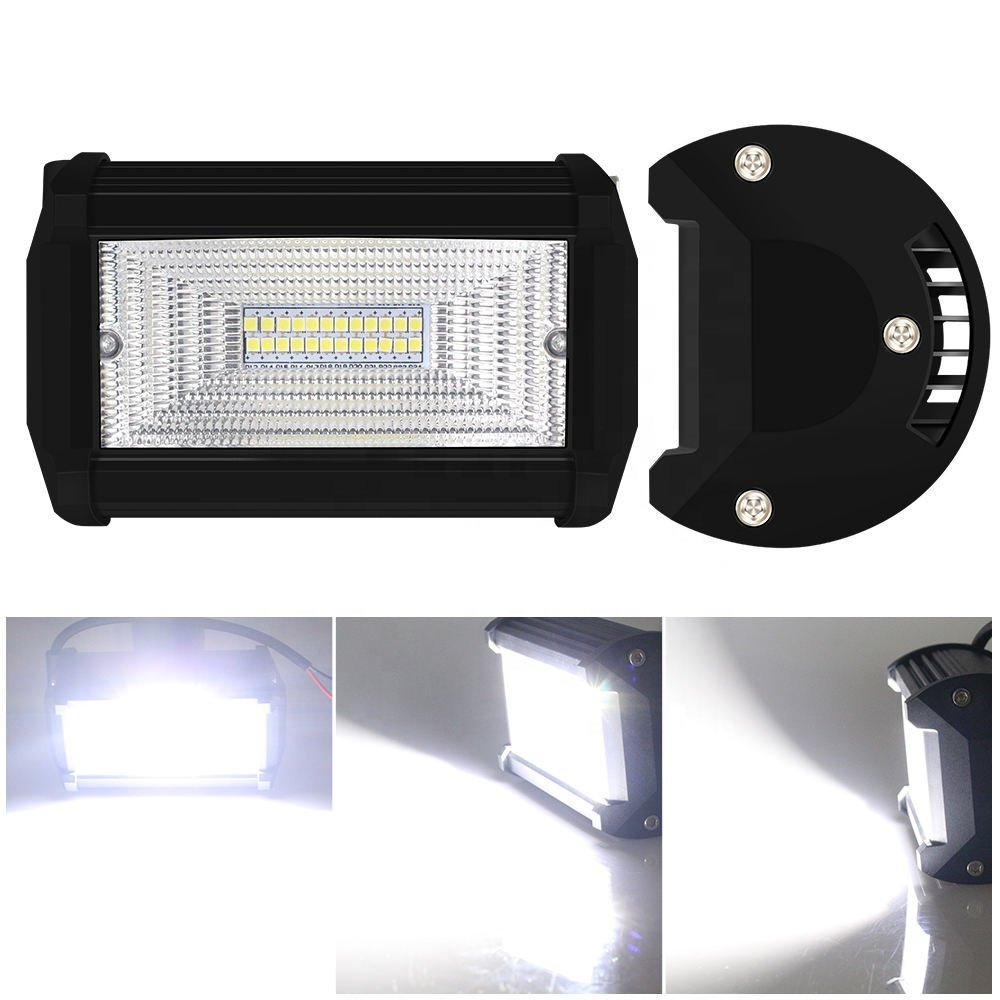 flush mount Driving Fog Light Led Pod Spot Flood Beam Light Square Led Work Light for Truck Offroad Jeep Tacoma