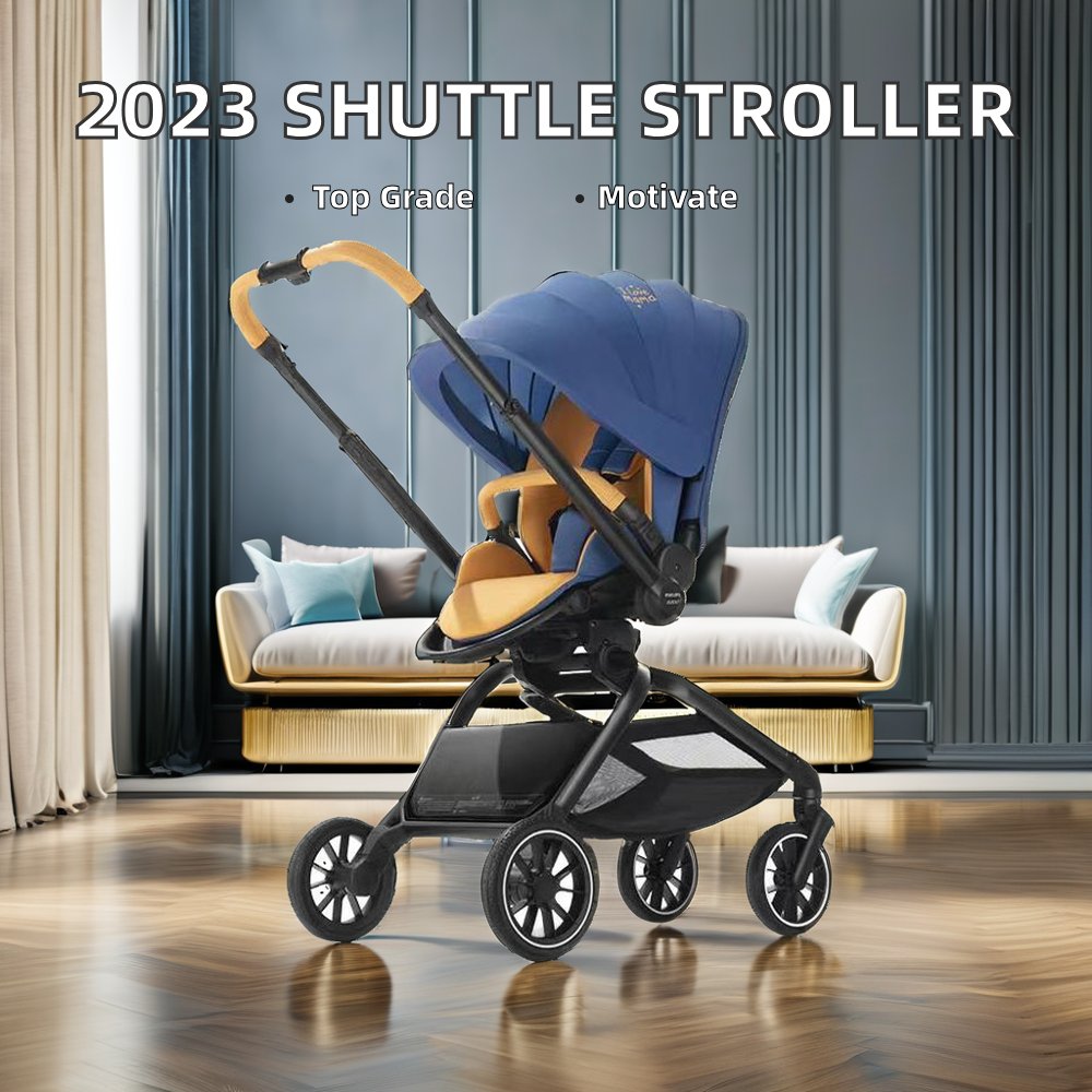 Factory custom direct sales of high quality aluminum baby stroller 3 in 1 with car seat stroller strollers, walkers & carriers