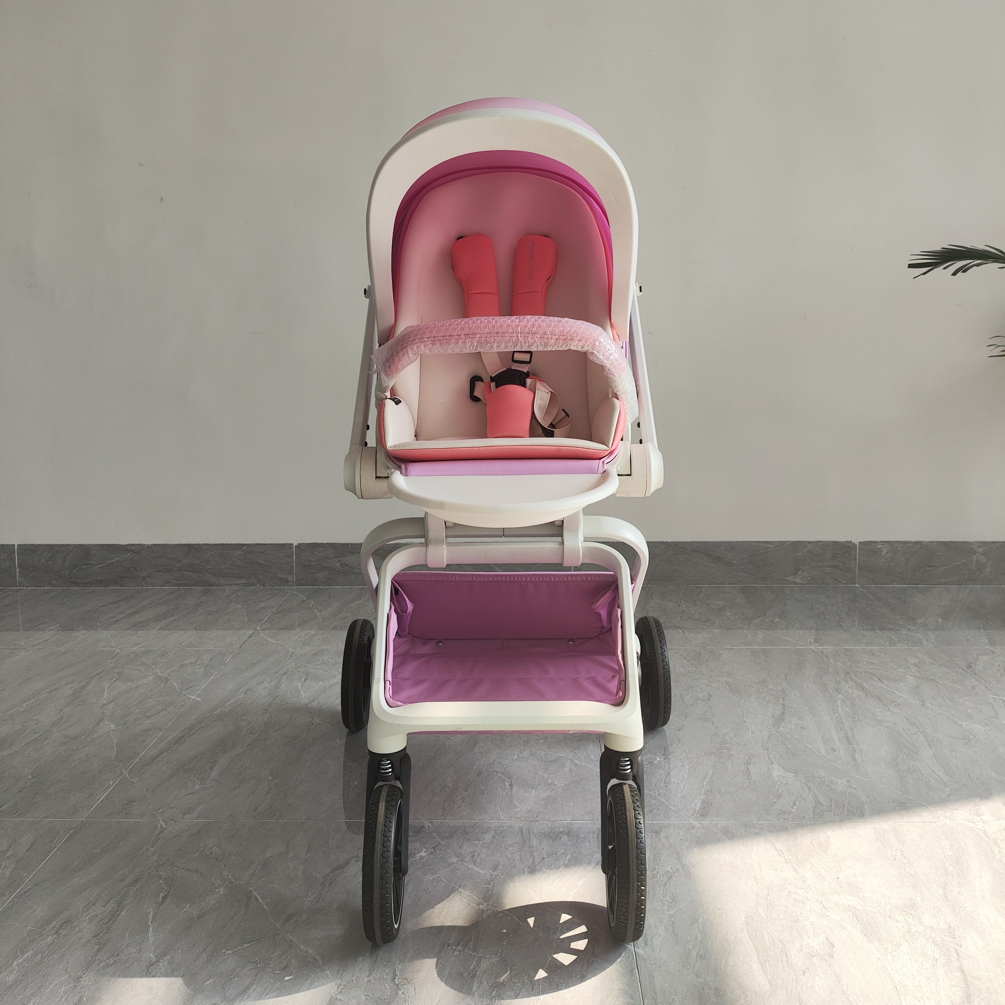 Factory custom direct sales of high quality aluminum baby stroller 3 in 1 with car seat stroller strollers, walkers & carriers