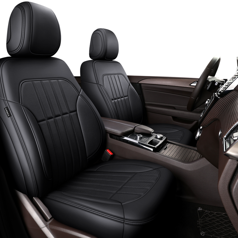 Custom Made Car Seat Cover for 5 Seaters Luxury High Quality Leather Original Seat Kits for Mercedes Benz w204 w205 w211 w203