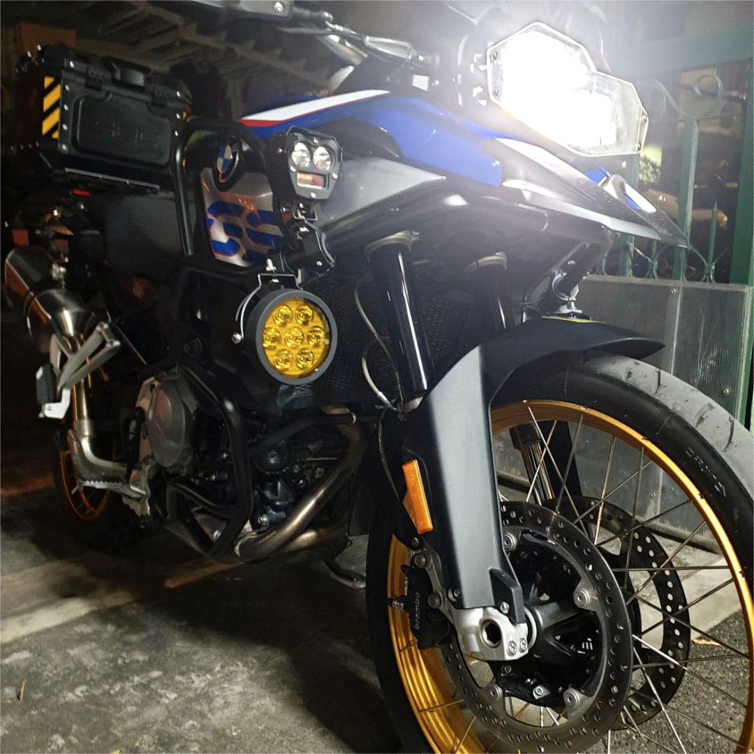 120 Watts Light Motorcycle External Led Spotlight Led Adventure Lights Motorcycle Foglamp GR Auxiliary Lights