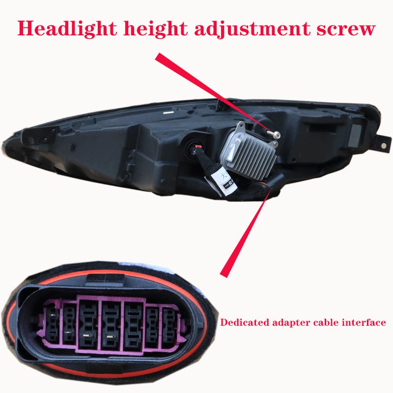 For 2014-2023 Tesla Model S New Pixel LED Car Headlights 8000K White Light Easy Installation Front Position Upgrade Modification