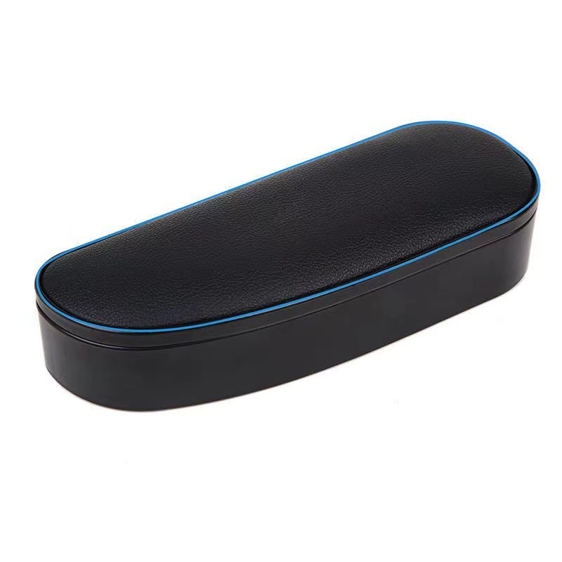 Car Door Armrest Support Elbow Pad with Light Leather Elbow Rest Support Armrest cushion Storage Organizer