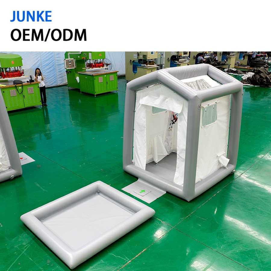 Inflatable tent Customized OEM/ODM Outdoor large Medical fire shelter rescue isolation camouflage emergency tent factory outlet
