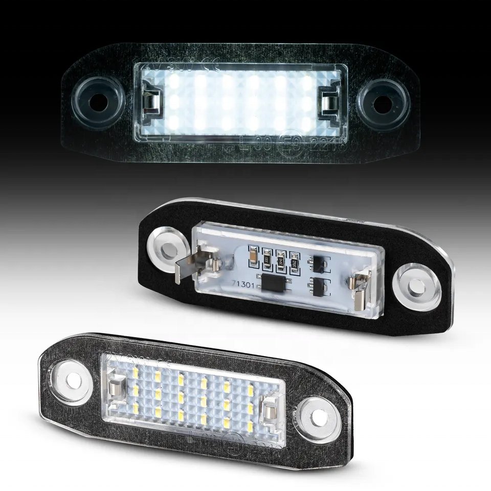 Bright White SMD LED License Plate Light for Volvo XC90 S80 XC60 XC70 S40 C30 LED Number Plate Light