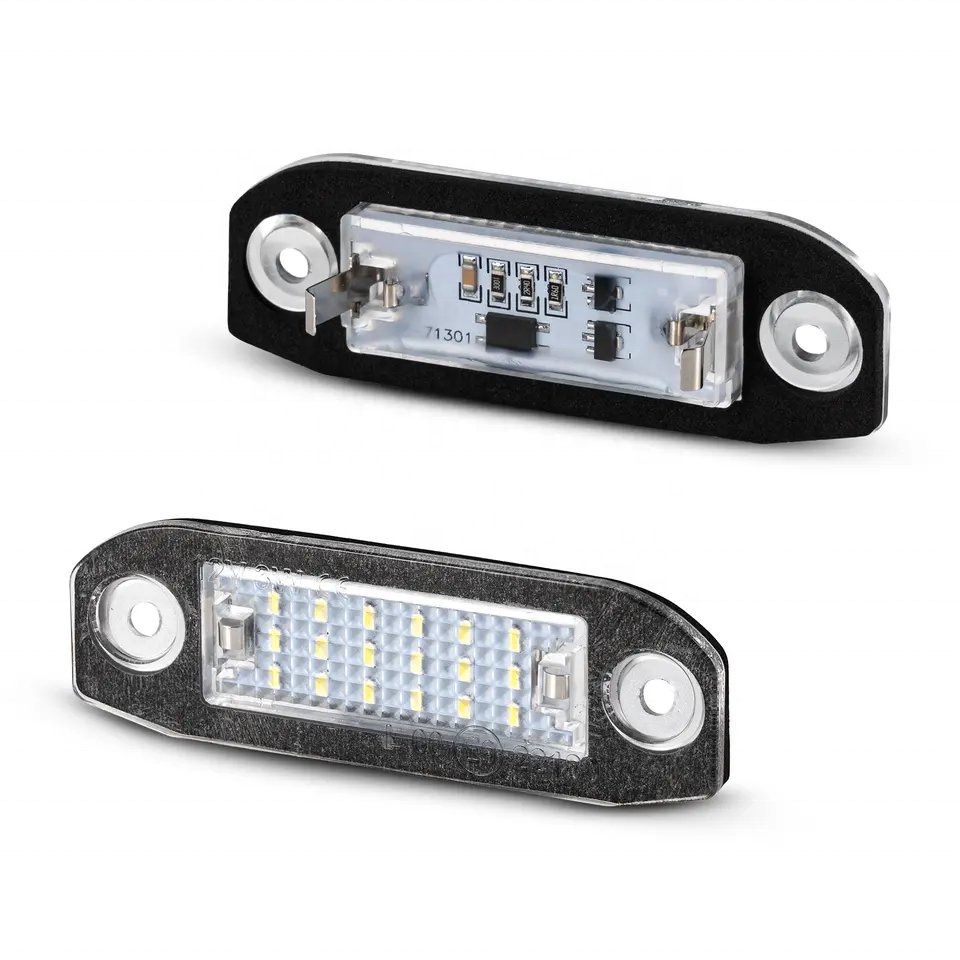 Bright White SMD LED License Plate Light for Volvo XC90 S80 XC60 XC70 S40 C30 LED Number Plate Light