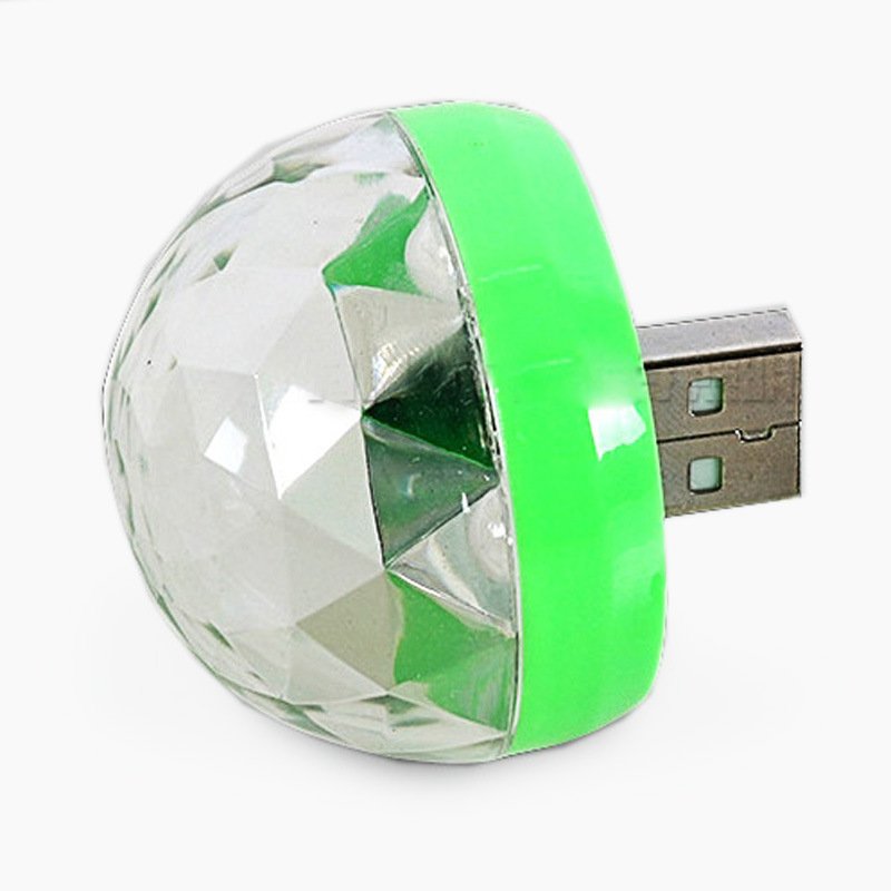 Hot Sale LED Small Magic Ball Car LED USB Atmosphere Light Home Party Dj Disco Ball Lamp Auto Mini Colorful Decorative Lamp