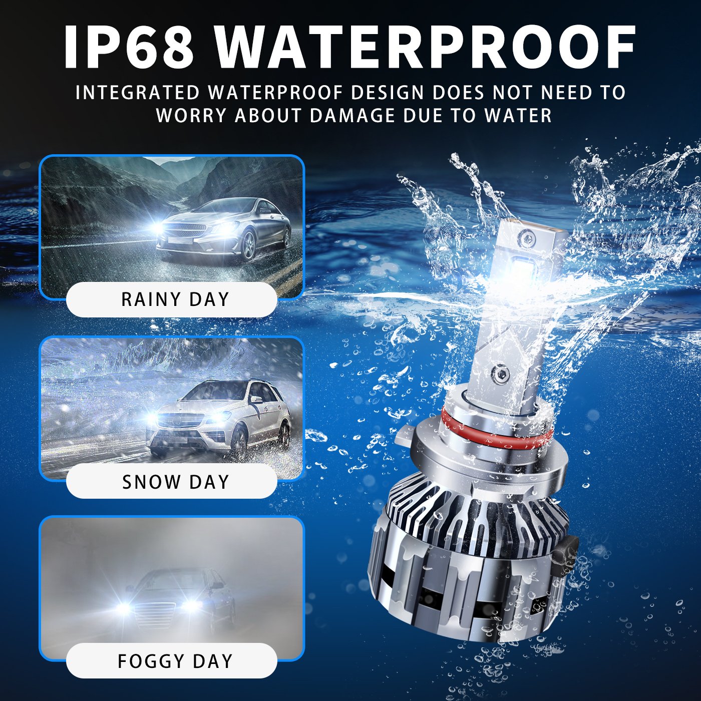 Sale H1 H7 H8 H9 H11 9005 9006 9012 h4 led car headlight custom car headlight led bulb h13 led light for car headlight