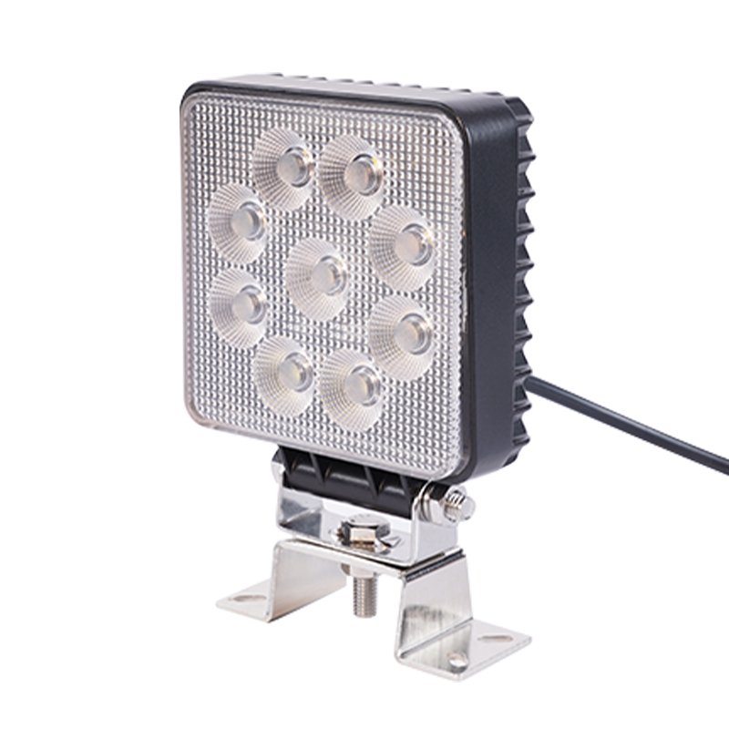 Hot Selling Super Bright Combo Beam White Amber Color Fog Light Spotlight Truck Offroad Tractor Square Vehicle Led Work Light
