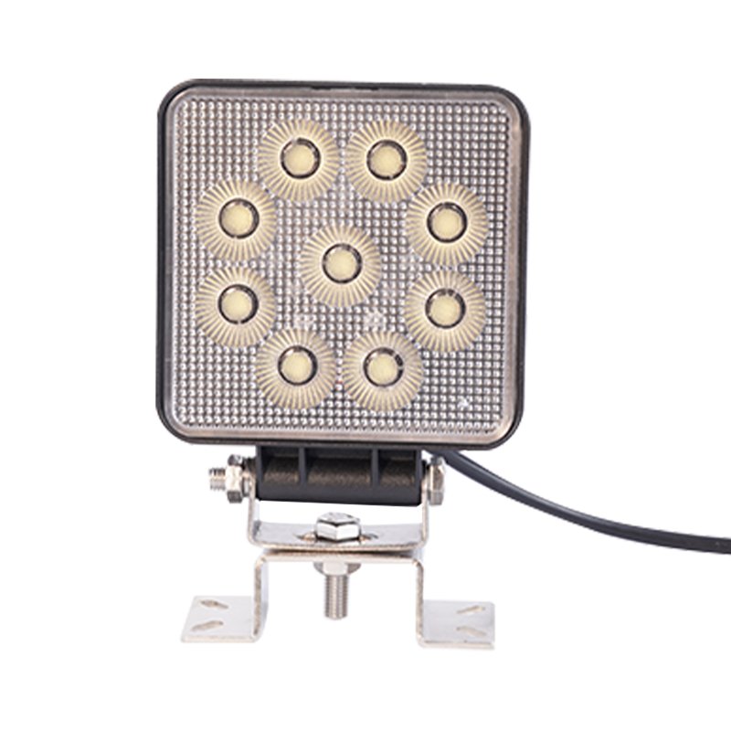 Hot Selling Super Bright Combo Beam White Amber Color Fog Light Spotlight Truck Offroad Tractor Square Vehicle Led Work Light