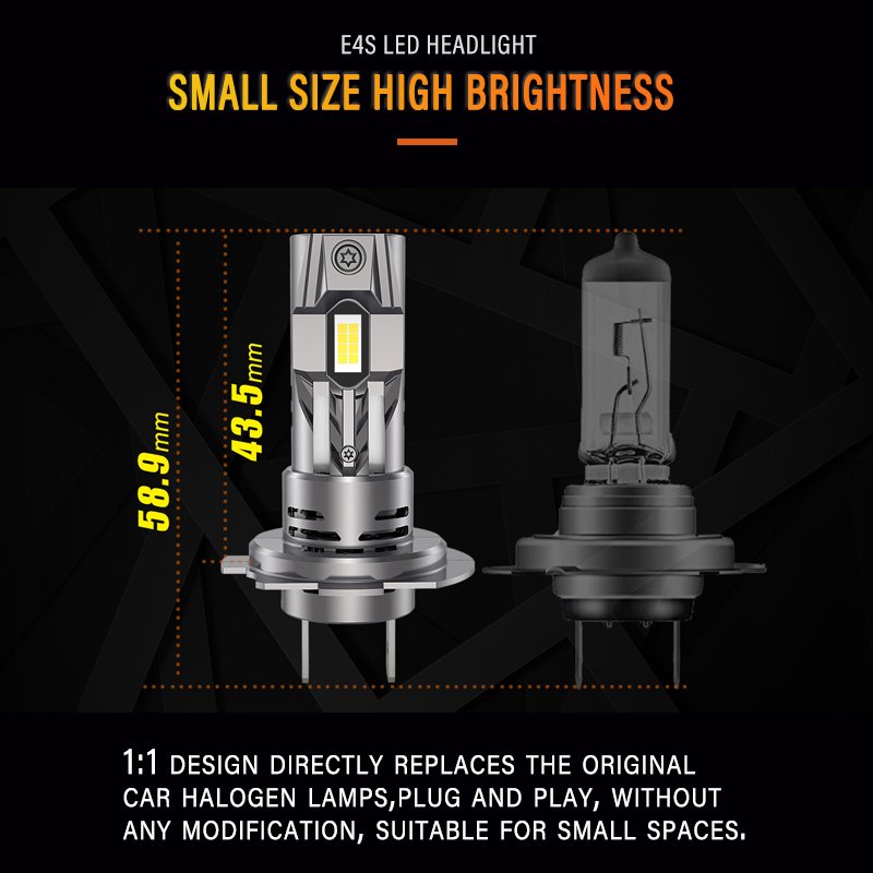 Factory price high quality auto lighting system H11 H4 H7 9005 9006 LED Headlight bulb for car