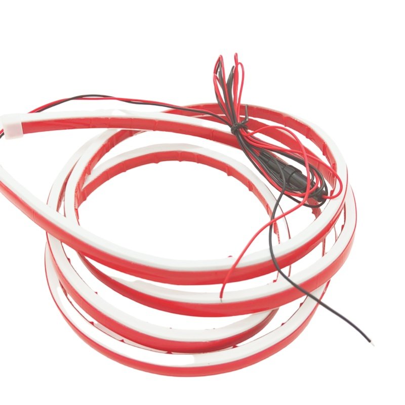 LED Auto Hood Daytime Running Lamp Flexible Car Cover Decoration Strip Modified Car Hood Lighting