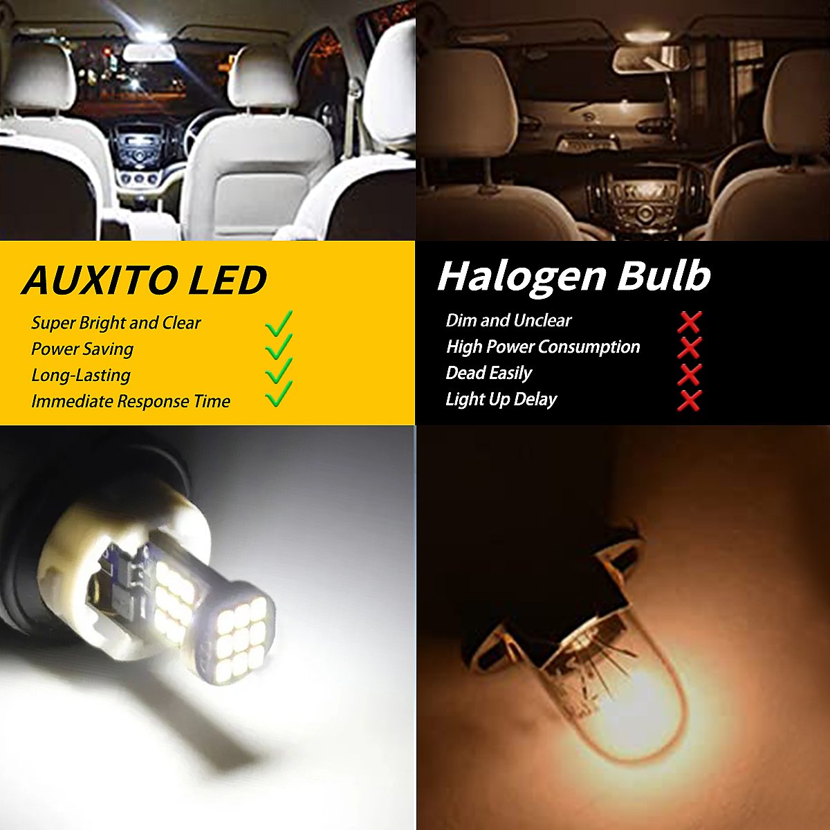 Factory Price 12V T10 W5W 194 168 2016 SMD 27 LED Roof Bulb Accessories Flash Light Car Interior LED Bulbs 501 lights