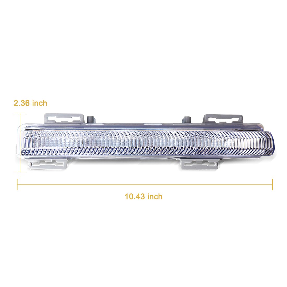 Car Light Accessories LED Daytime Running Fog Lights For Mercedes Benz 2007-2014 W204 C250 C300 C350 E63AMG