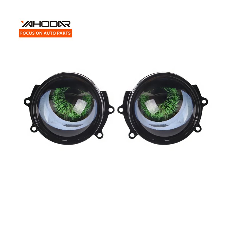 Car Universal Accessories 12V Decorative Devil Eye WIFI Control Light Demon Eye Retrofit Kits Fog Headlight Modify 8 Modes