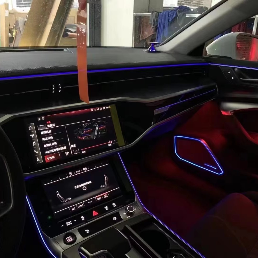 Suitable For Audi A6/A7/C8 Car Decoration Accessories Color LED Ambient Lighting System