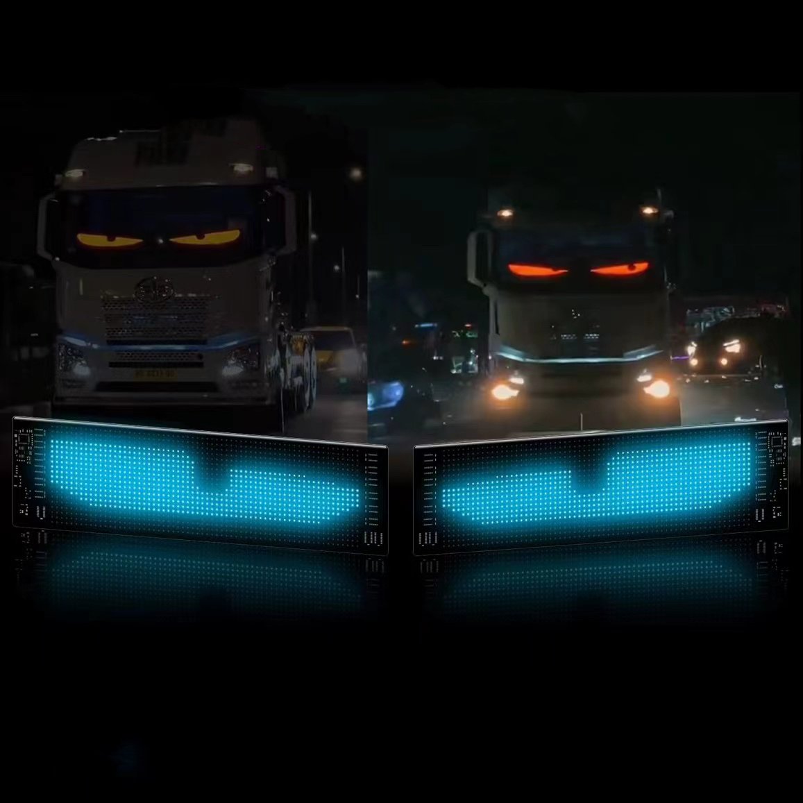 Truck Accessories Display Lamp Car Vehicle Warning Tail Light car Devil Eye headlight