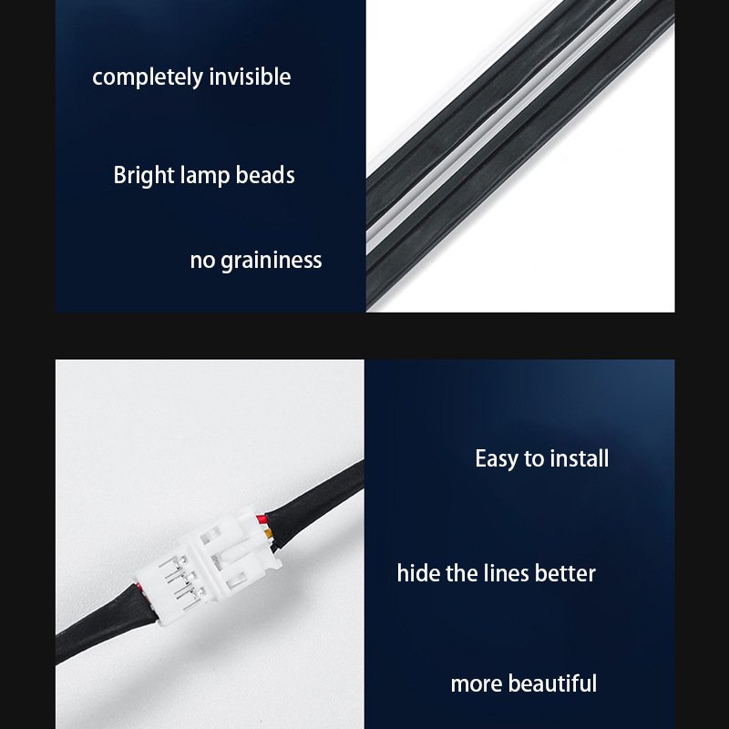 Wholesale other car light accessories led acrylic RGB Ambient light for car interior decoration atmosphere light bar strip