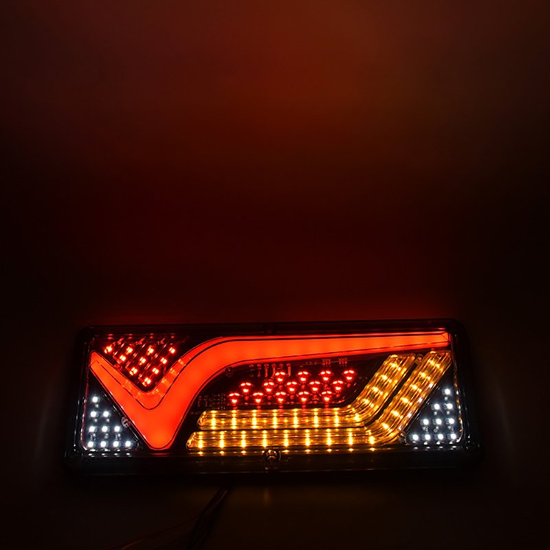 Additional lighting for automotive accessories LED24V flashing safety driving work signal warning light Truck side taillights