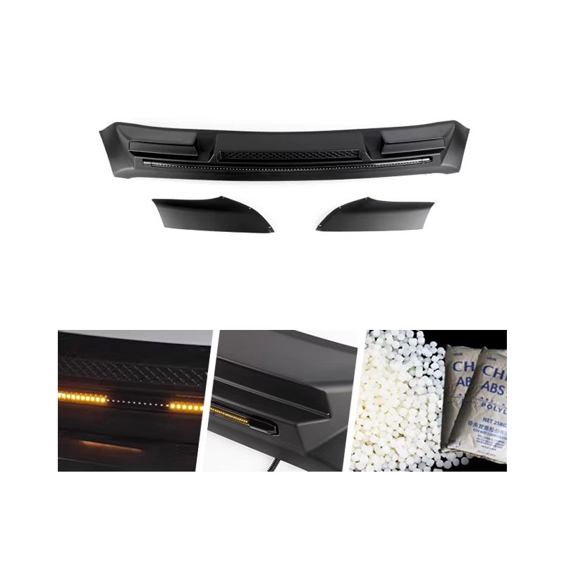 Bonnet Guard with Streamer Light 4x4 Car Parts Pickup Front Waterproof Auto Accessories for Ford F150 2015-2020