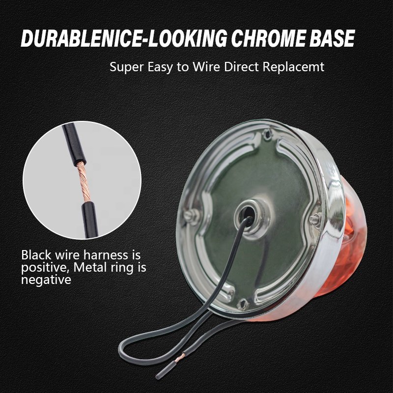 2024 classic truck led light marker signal lamp glass watermelon light DC12V/24V