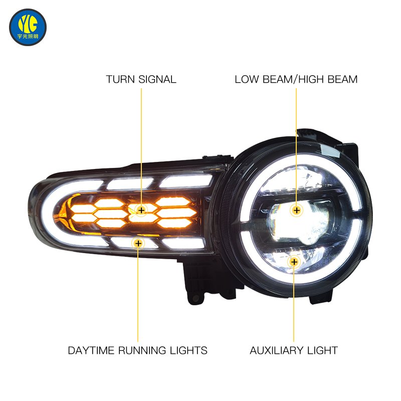 Plug and Play Toyota FJ Cruiser Headlight 2007-2020 Upgrade LED Head light Other Car Light Accessories for Toyota