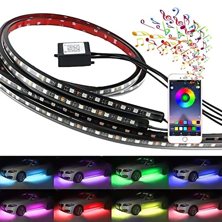 Dream Color 60X90cm Car Flowing Waterproof Led Strip Light Led Daytime Running Light For Decoration