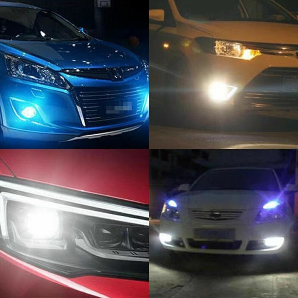 100W H3 LED Fog Light Driving Bulb 12/24V Fog Lamp Headlamp 20SMD 1000LM White 6000K Car Headlight Car Accessories