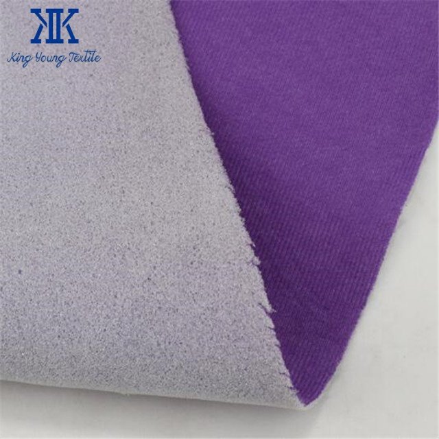 foam back velour fabric / bonded with loop pile fabric / foam back laminated bonded velvet fabric