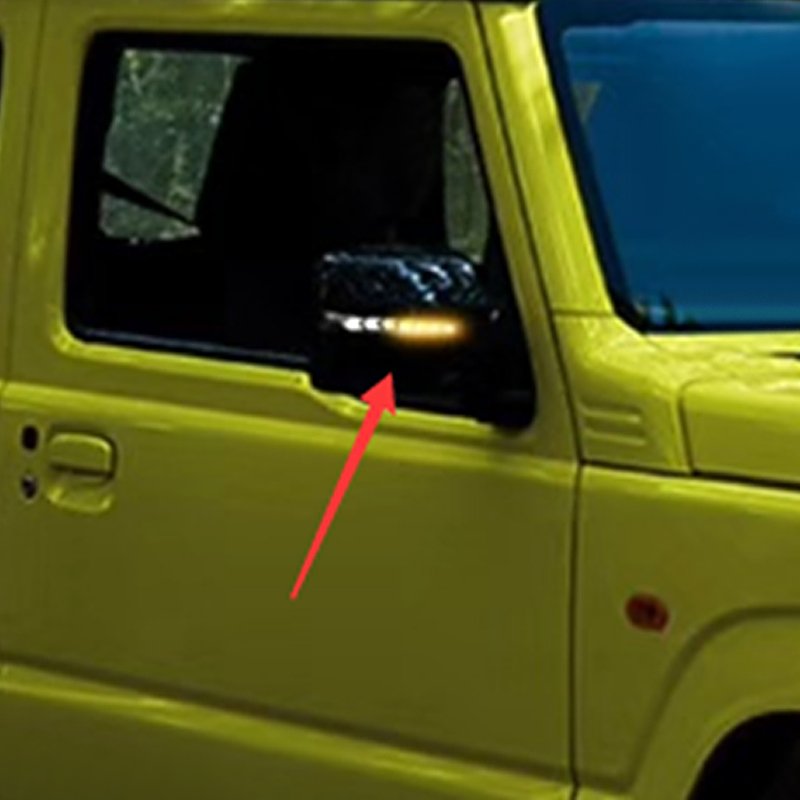 Turn Signal Light Auto Parts Left Right Side Mirror Turn Signal LED Flash Indicator Blink Lamp For JB64/JB74/EVERYWA 17
