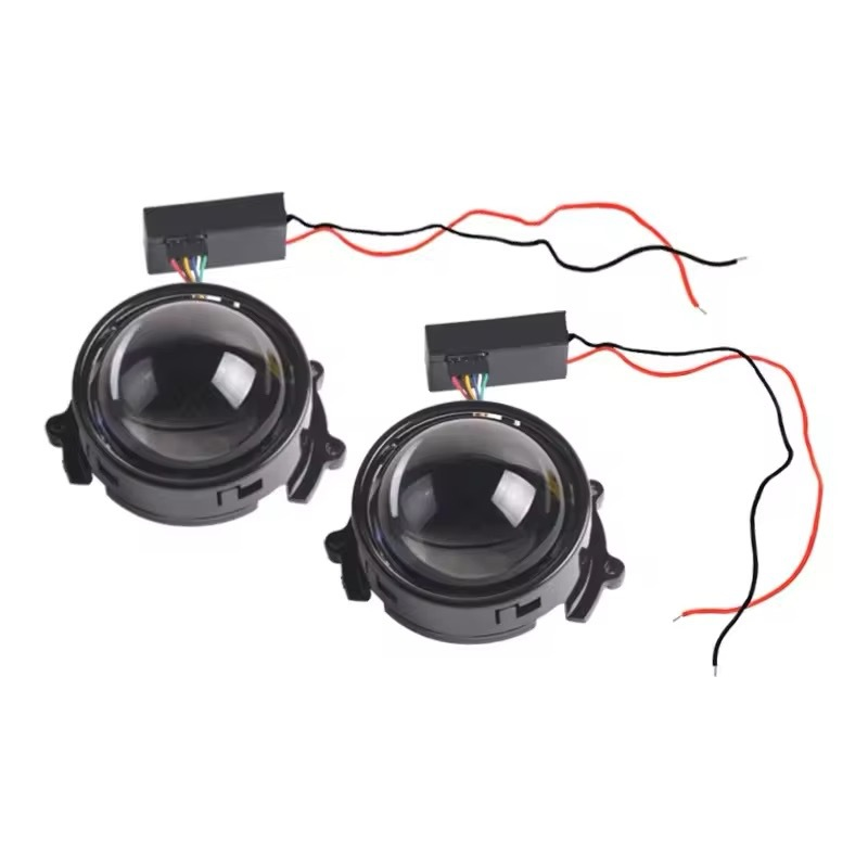 Hearxin 8 models Wifi Control Retrofit Kits Devil Eyes Light Lens 12V 3 Inch Fog Lights Modify Dynamic Demon Eyes Led Headlights