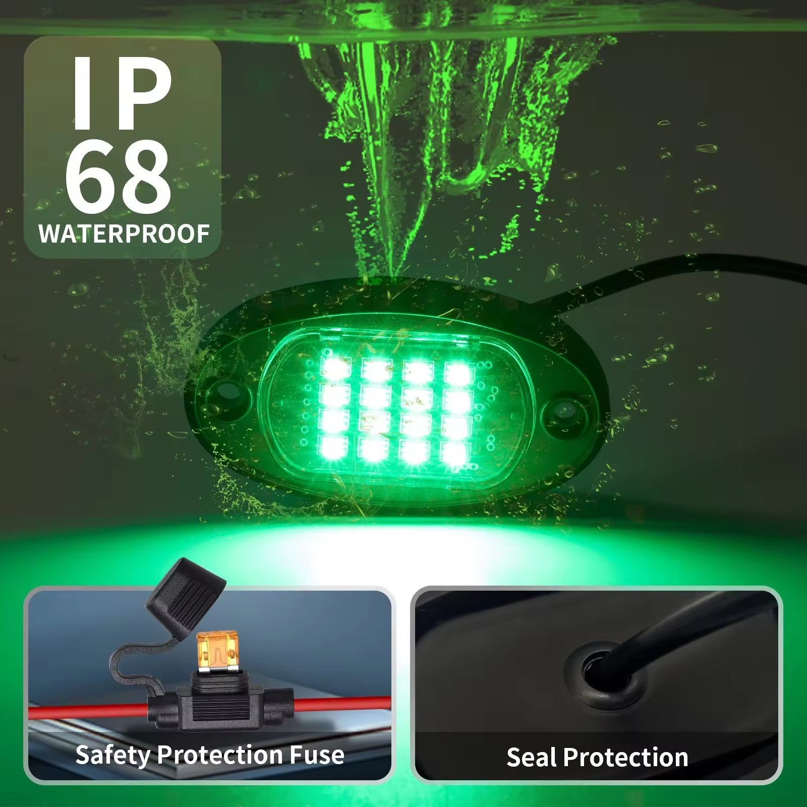 Truck Motorcycle Flash Strobe Lights RGB colorful atmosphere lights LED flash others car light accessories