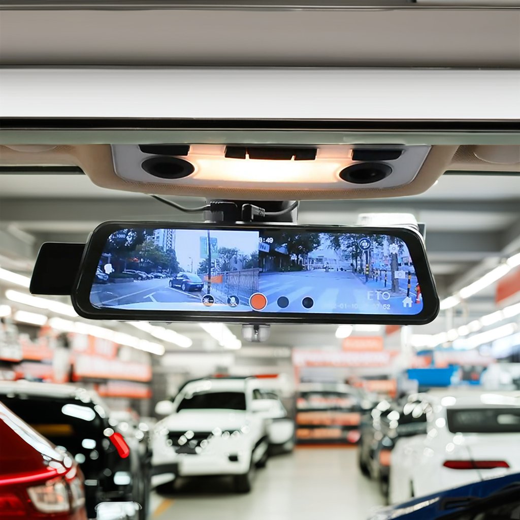 X300S Dashcam 9.66 Inch Full Screen HD Streaming Media Front Back 1080P Dual Camera 6x Rear View Rain Breaking Fog Strong Light