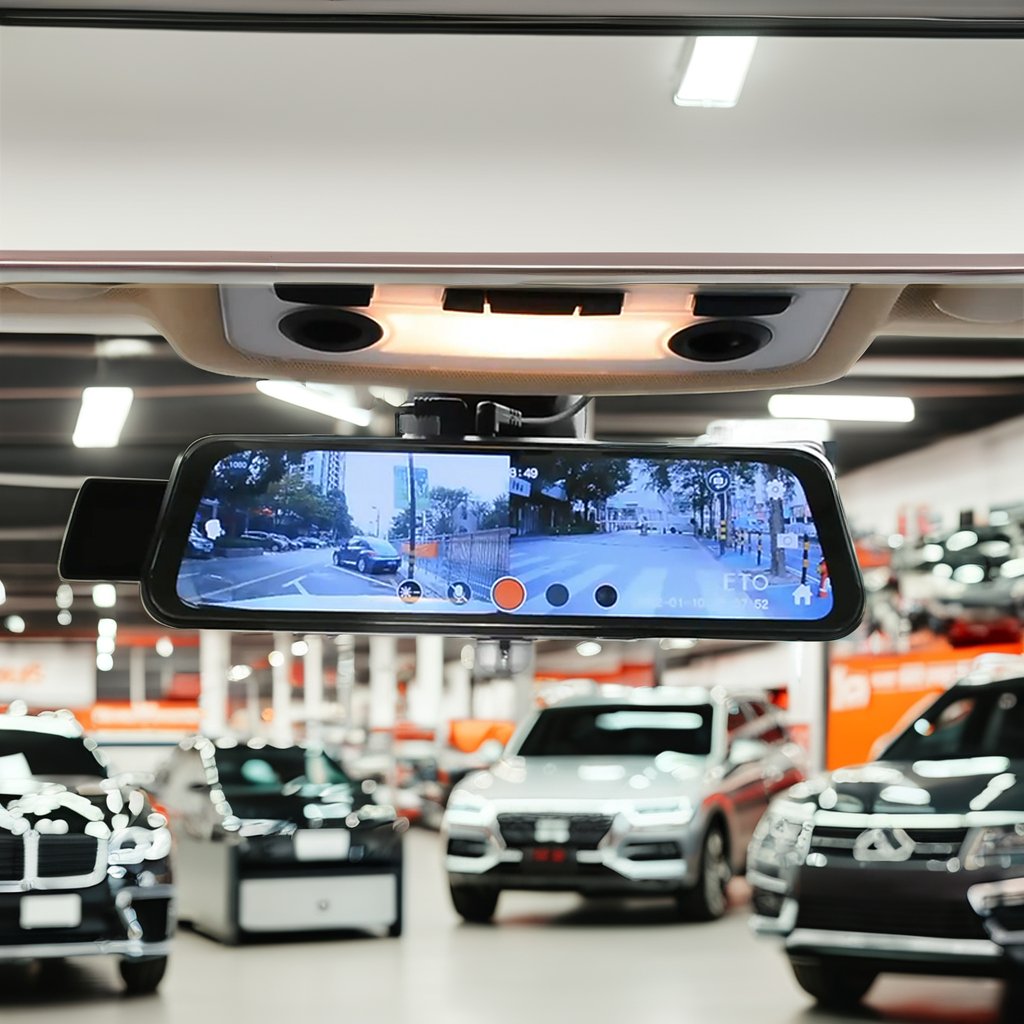 X300S Dashcam 9.66 Inch Full Screen HD Streaming Media Front Back 1080P Dual Camera 6x Rear View Rain Breaking Fog Strong Light