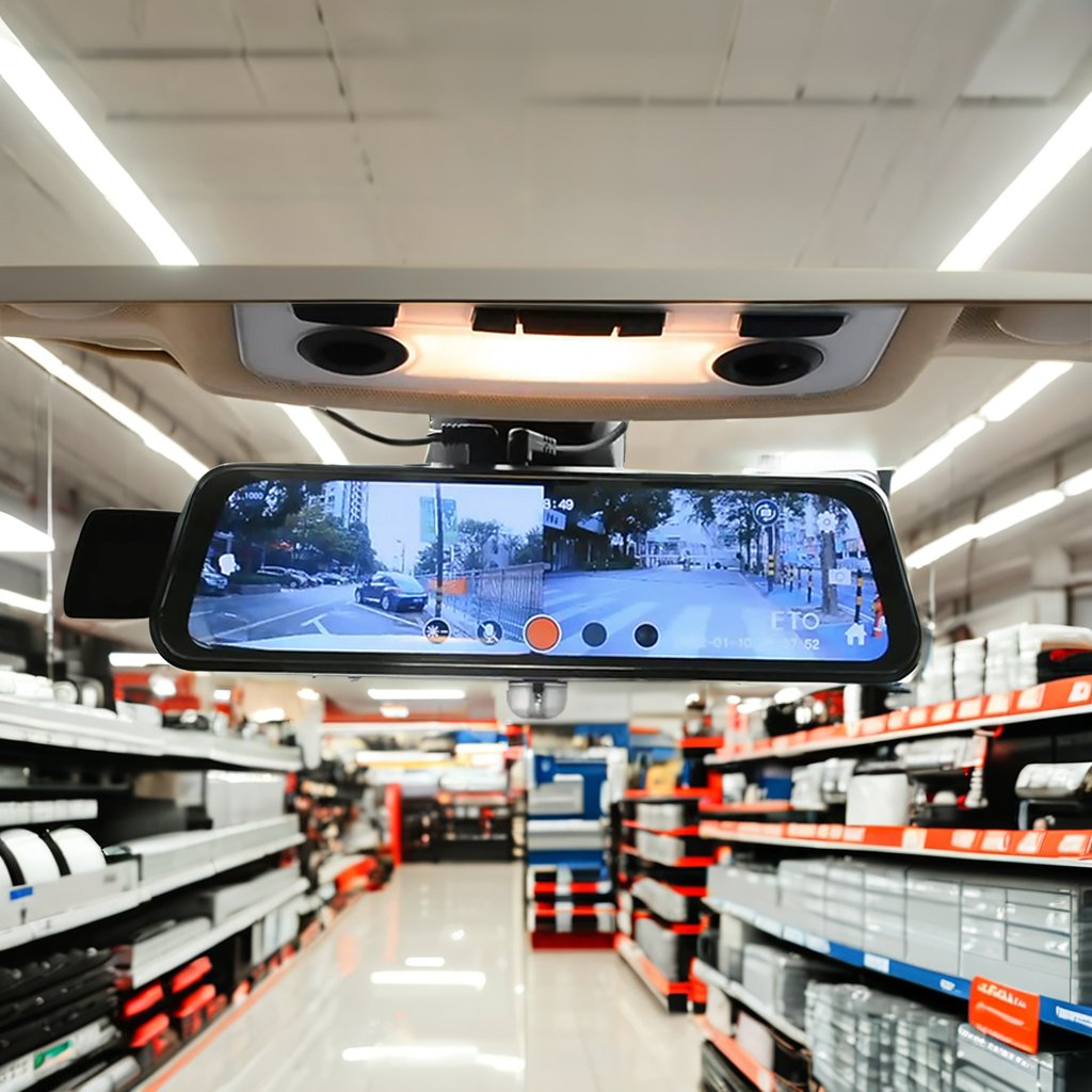 X300S Dashcam 9.66 Inch Full Screen HD Streaming Media Front Back 1080P Dual Camera 6x Rear View Rain Breaking Fog Strong Light