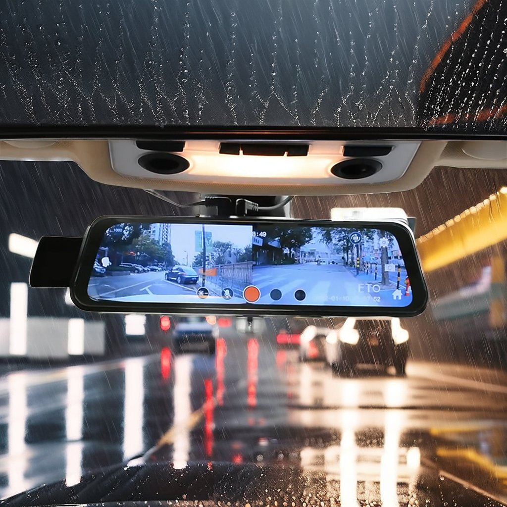 X300S Dashcam 9.66 Inch Full Screen HD Streaming Media Front Back 1080P Dual Camera 6x Rear View Rain Breaking Fog Strong Light